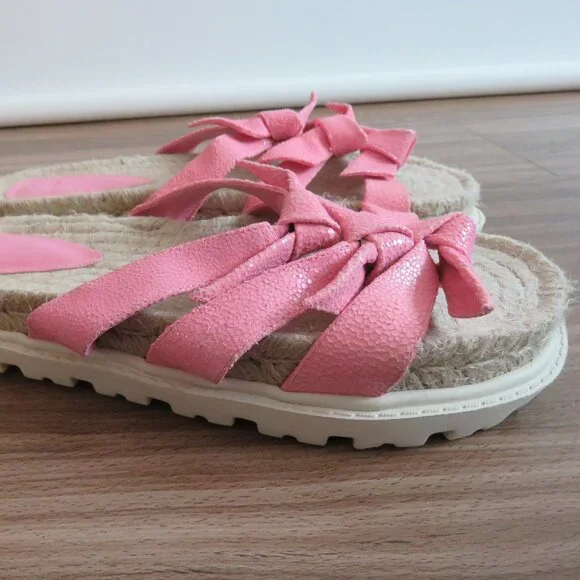 ALEXANDRE BIRMAN Lolita Espadrille Flat Slide Sandals Fresh In Pink - Size US 11 - Picture 12 of 16